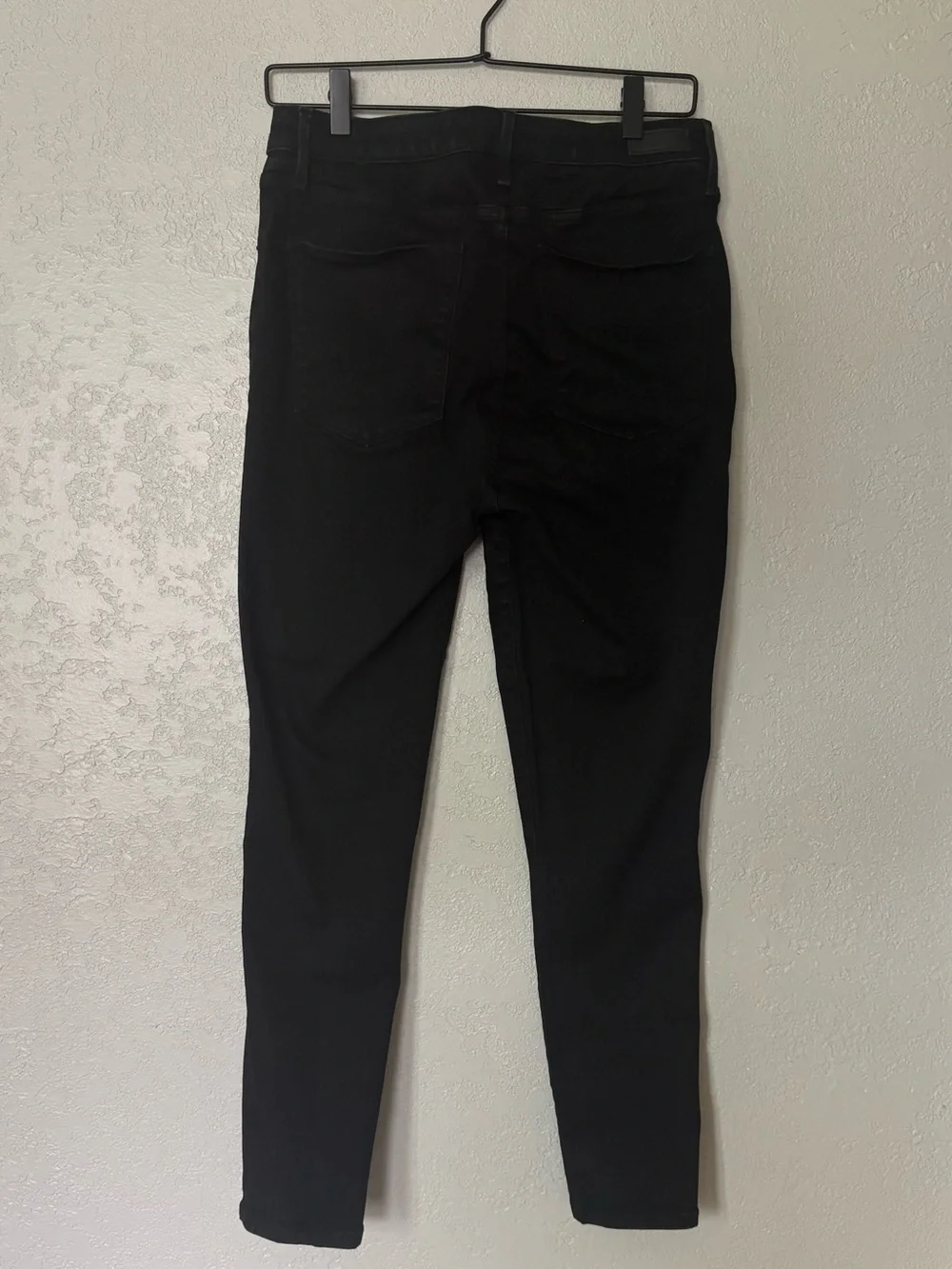 Abercrombie and fitch high rise super skinny black jeans
